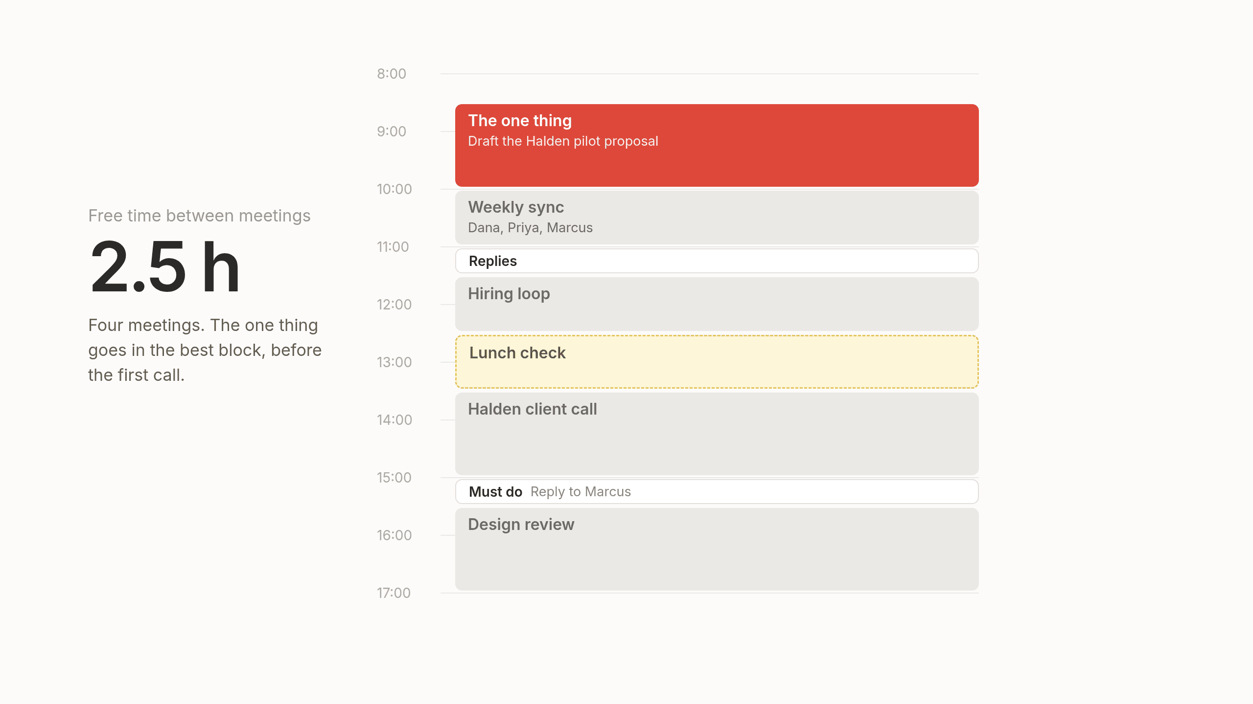 How to plan your day when most of it isn't up to you