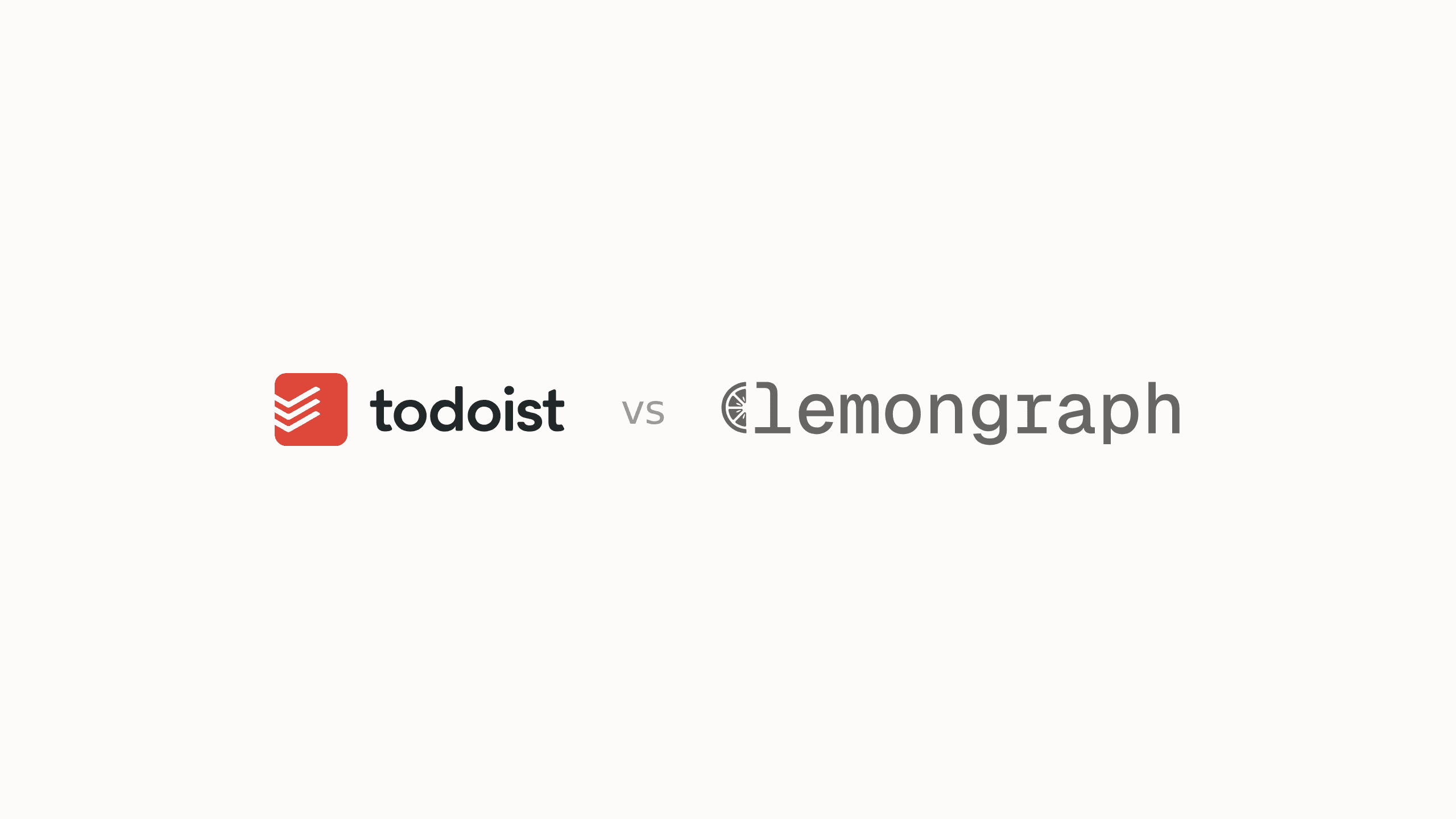 Todoist vs Lemongraph